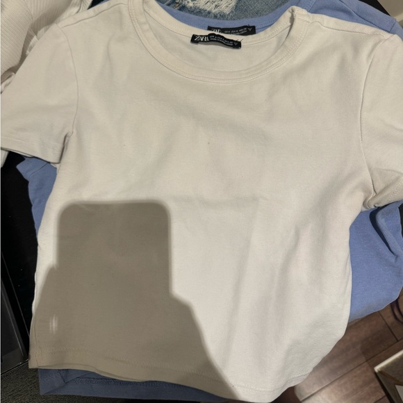 ZARA baby tee white - Picture 1 of 1